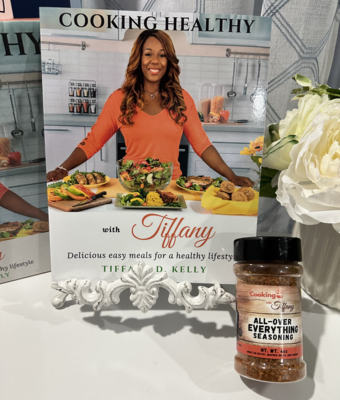 Cooking Healthy with Tiffany Cookbook & Seasoning Combo (Shipping Included)