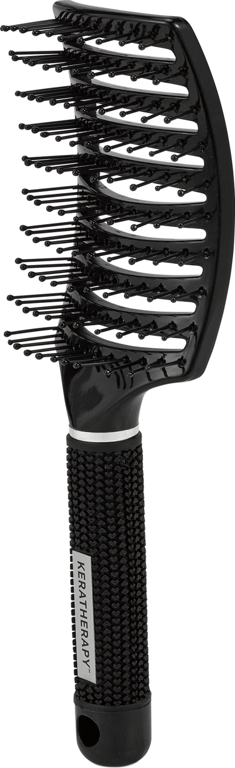 CURVED VENT BRUSH BLACK