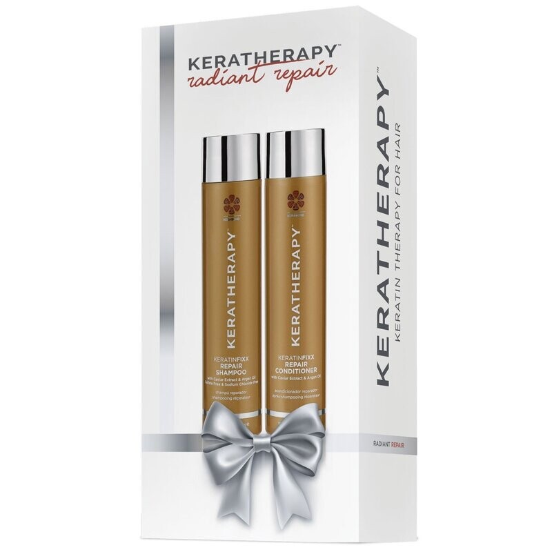 Holiday Dou Keratin Infused KeratinFixx Shampoo and Conditioner