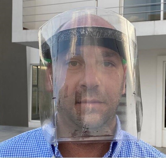 Face Shield - PET with layer of Graphene **Deposit Required for Quote**