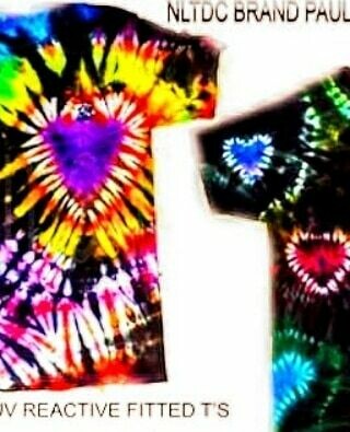 Custom dyed glow Tshirts