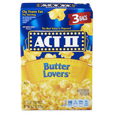 MAIZ POP ACT II MANTEQUILLA EXTRA 3 PACK