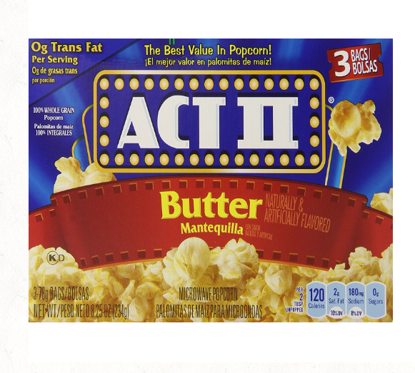 MAIZ POP ACT II MANTEQUILLA 3 PACK