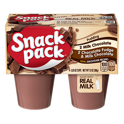 PUDDING HUNT ́S MILK CHOCOLATE VARIETY 4 CUPS