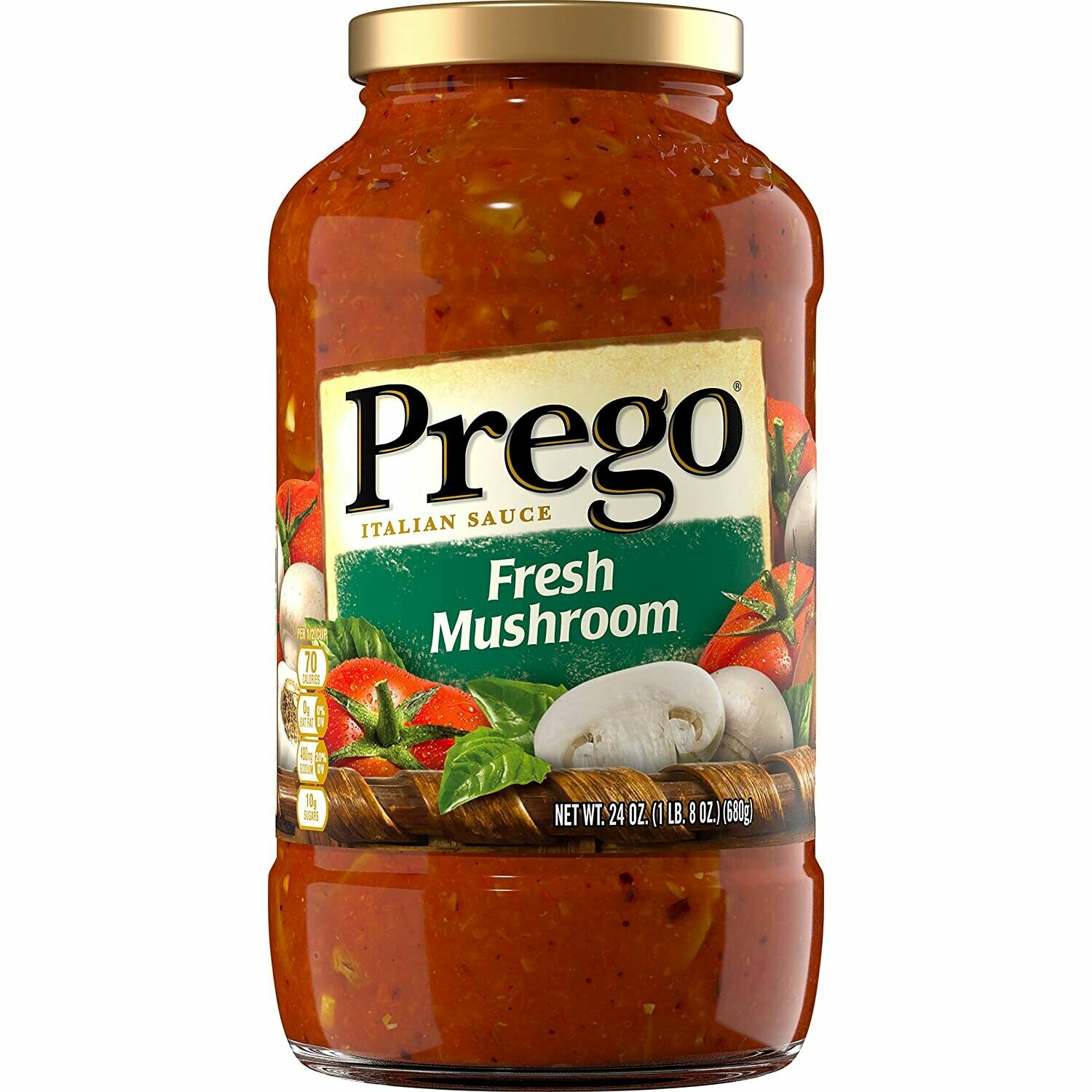 PREGO SALSA PARA SPAGHETTI FRESH MUSHROOM 14 OZ