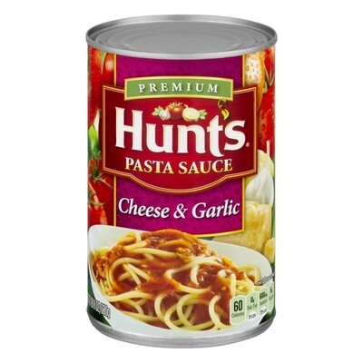 SALSA HUNTS SPAGHETTI CHEESE &amp; GARLIC 24 OZ