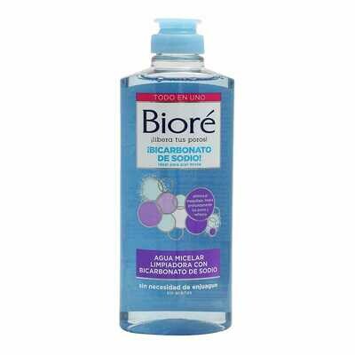 BIORE AGUA MICELAR LIMPIADORA CON BICARBONATO CON SODIO 300 ML