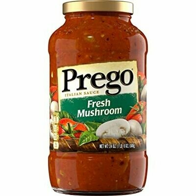 PREGO SALSA PARA SPAGHETTI FRESH MUSHROOM 24 OZ