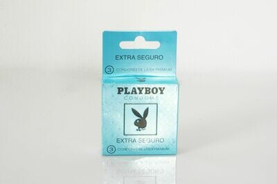 PLAYBOY CONDOMS EXTRA SEGURO 1/3 PCK