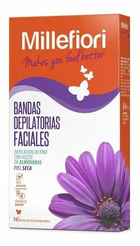 MILLEFIORI BANDA DEPILATORIA FACIAL PIEL SECA