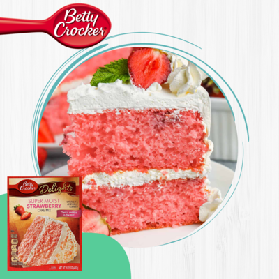 BETTY CROCKER HARINA PASTEL FRESA 15.25 OZ