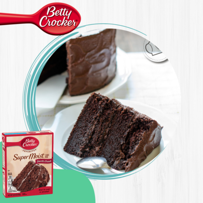 BETTY CROCKER HARINA PASTEL DEVIL ́S FOOD 15.25 OZ