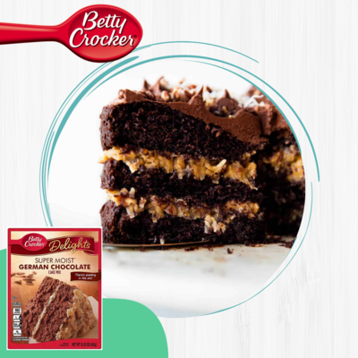 BETTY CROCKER HARINA PASTEL GERMAN CHOCOLATE 15.25 oz