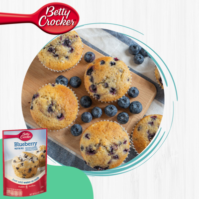 BETTY CROCKER MUFFIN MIX BLUEBERRY 6.75 OZ