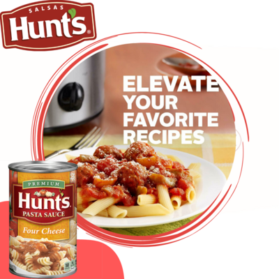 SALSA HUNTS SPAGHETTI FOUR CHEESE 24 OZ