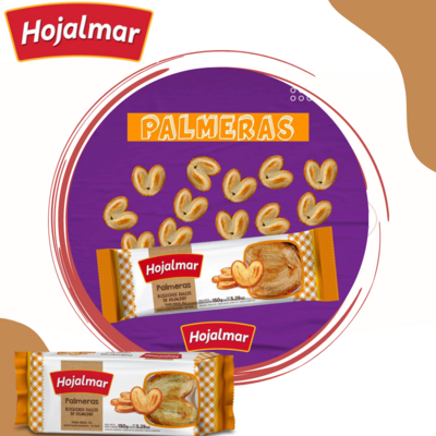 HOJALMAR BIZCOCHO PALMERAS 150 GR.