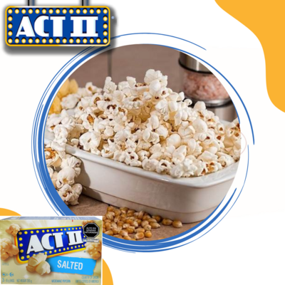 MAIZ POP ACT II NATURAL SALTED FLAVOR 3 PACK