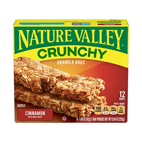 NATURE VALLEY GRANOLA BARS CINNAMON 8.9 OZ
