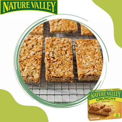 NATURE VALLEY GRANOLA BARS ROASTER ALMOND 8.9 OZ
