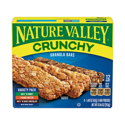 NATURE VALLEY CRUNCHY VARIETY PACK 8.98 OZ