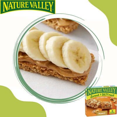 NATURE VALLEY GRANOLA BARS SWEET&amp;SALTY PEANUT 8 OZ