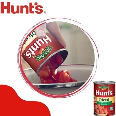 HUNTS TOMATE DICED BASIL,GARLIC&amp;OREGANO 14.5 OZ