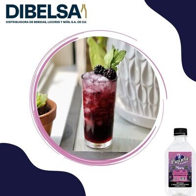 PIQUETE AGUARDIENTE PREMIUM MORA 17° 250 ML
