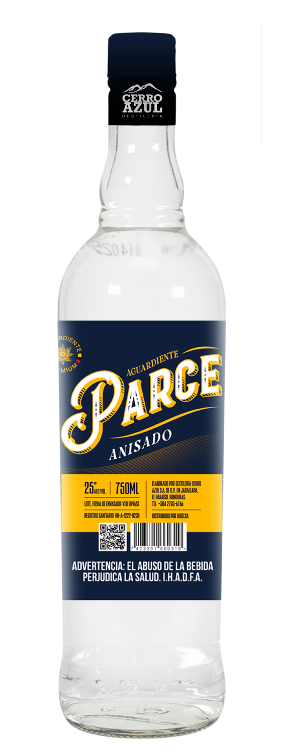 PARCE AGUARDIENTE ANISADO 25 º 750 ML