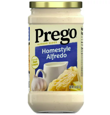 PREGO SALSA ALFREDO HOMESTYLE FRESH CREAM 14.5 OZ