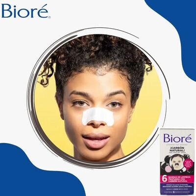 BIORE BANDAS LIMPIEZA PROFUNDA ULTRA NARIZ 6 CT