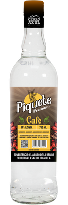 PIQUETE AGUARDIENTE PREMIUM CAFE 17º 750 ML