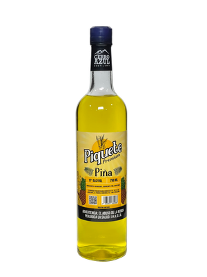 PIQUETE AGUARDIENTE PREMIUM PIÑA 17º 12/750 ML