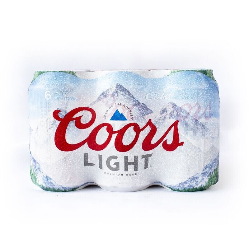 COORS LIGHT LATA  12 oz - 6PACK