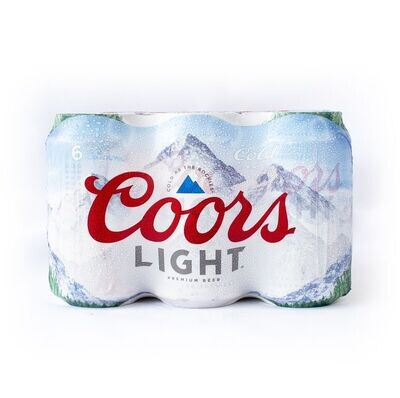 COORS LIGHT LATA  12 oz - 6PACK