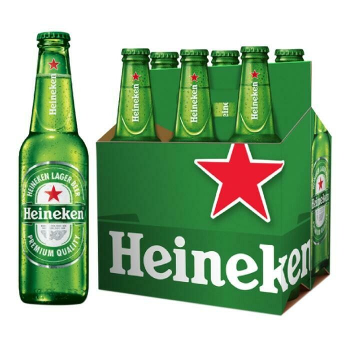 HEINEKEN BOTELLA 330ML  - SIX PACK