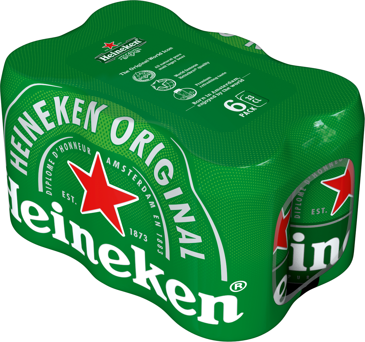 HEINEKEN LATA 12 OZ   - SIX PACK