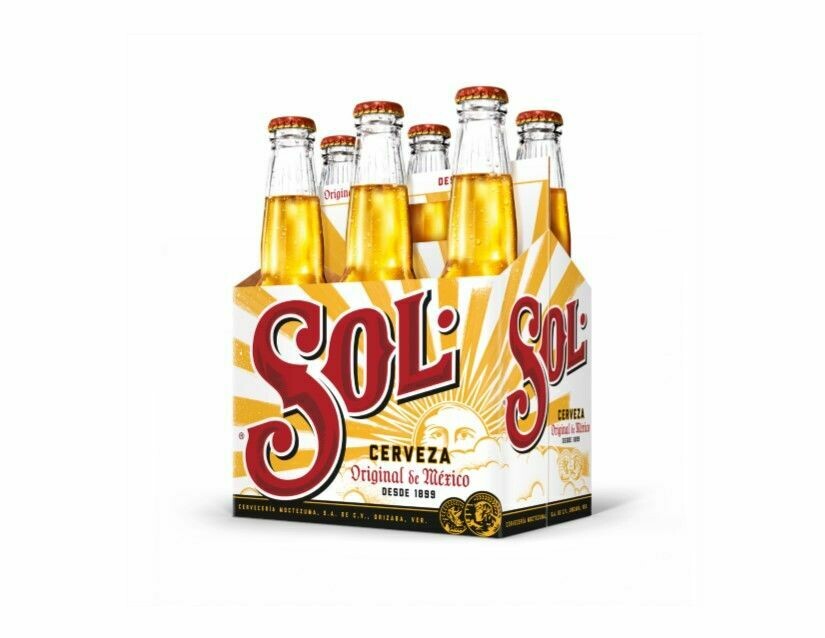 SOL BOTELLA 12 OZ - 6 PACK