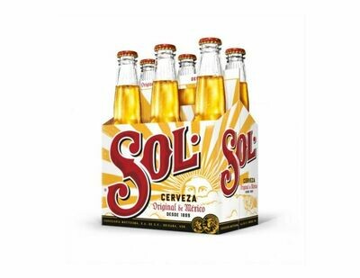 SOL BOTELLA 12 OZ - 6 PACK
