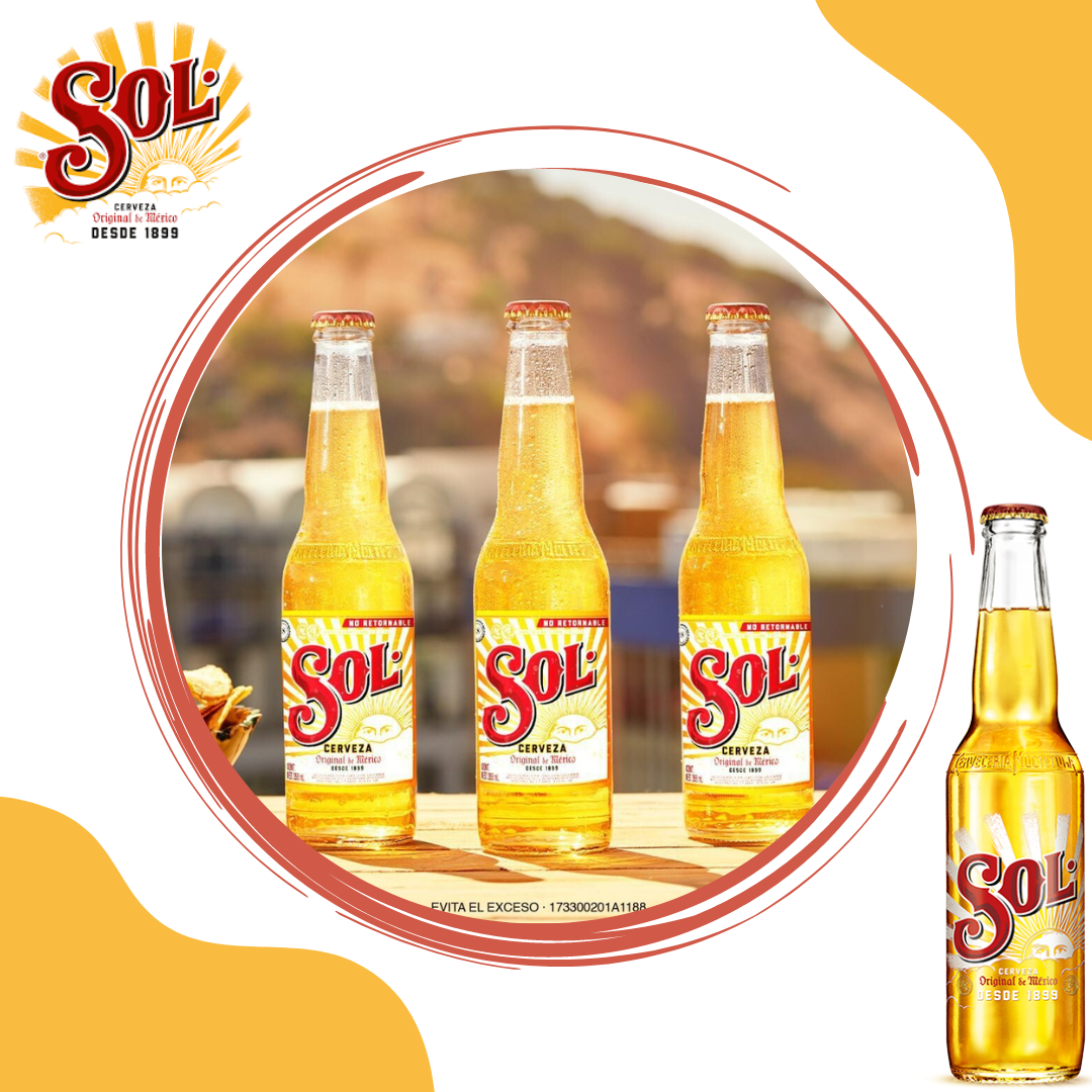 SOL BOTELLA 12 OZ - 6 PACK