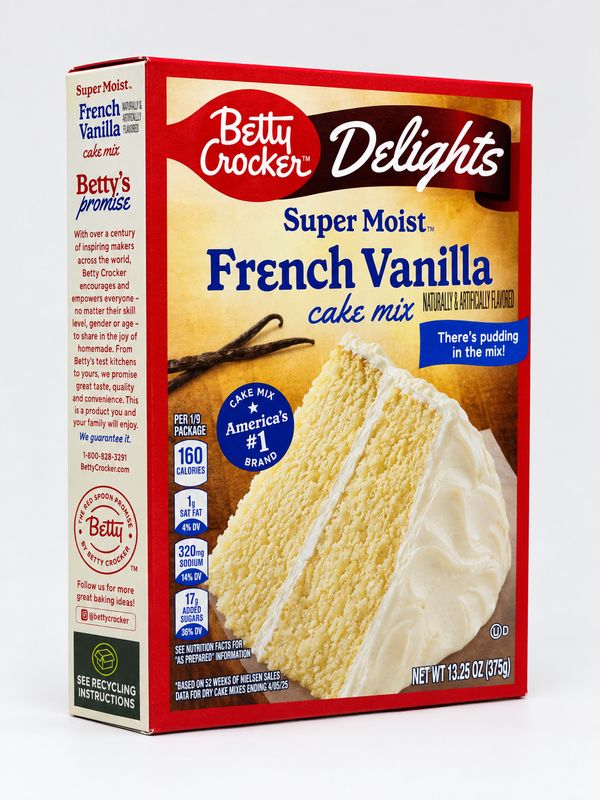 BETTY CROCKER HARINA PASTEL FRENCH VAINILLA 15.25 OZ *
