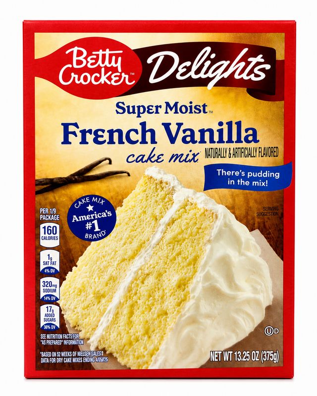 BETTY CROCKER HARINA PASTEL FRENCH VAINILLA 15.25 OZ *