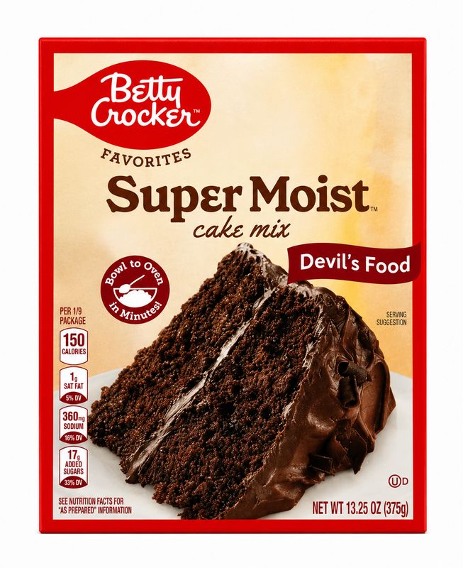 BETTY CROCKER HARINA PASTEL DEVIL ́S FOOD 15.25 OZ