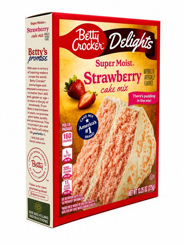 BETTY CROCKER HARINA PASTEL FRESA 15.25 OZ