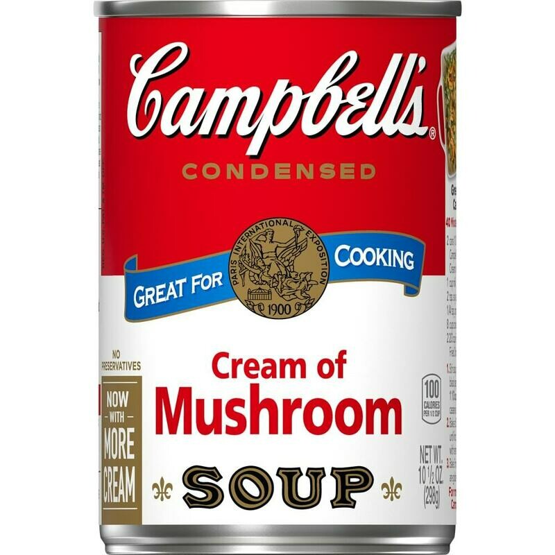 CAMPBELLS SOPA CREMA DE HONGOS 10.5 OZ
