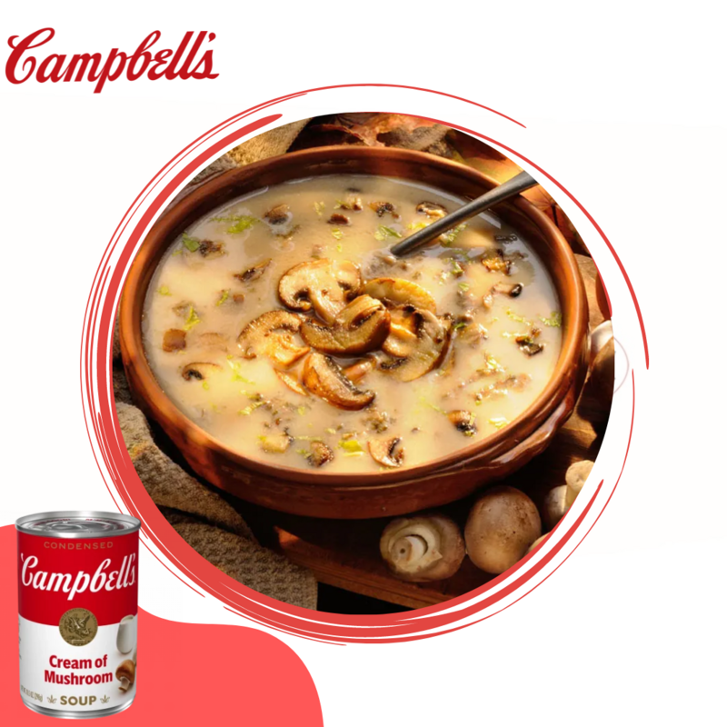 CAMPBELLS SOPA CREMA DE HONGOS 10.5 OZ
