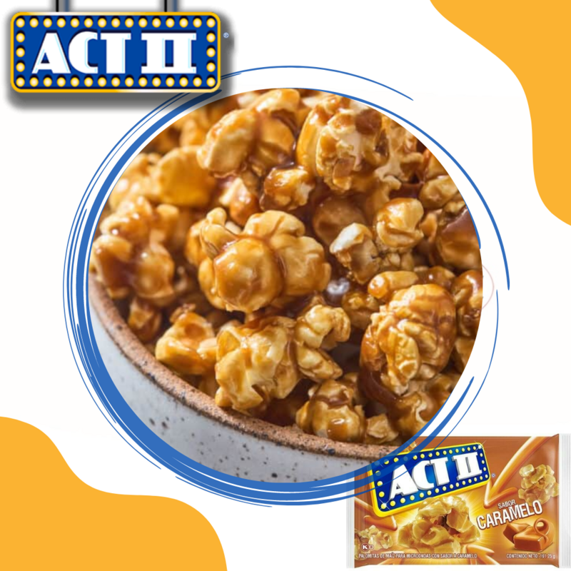 MAIZ POP ACT II CARAMELO 161.25 GRS - 11 UNDS