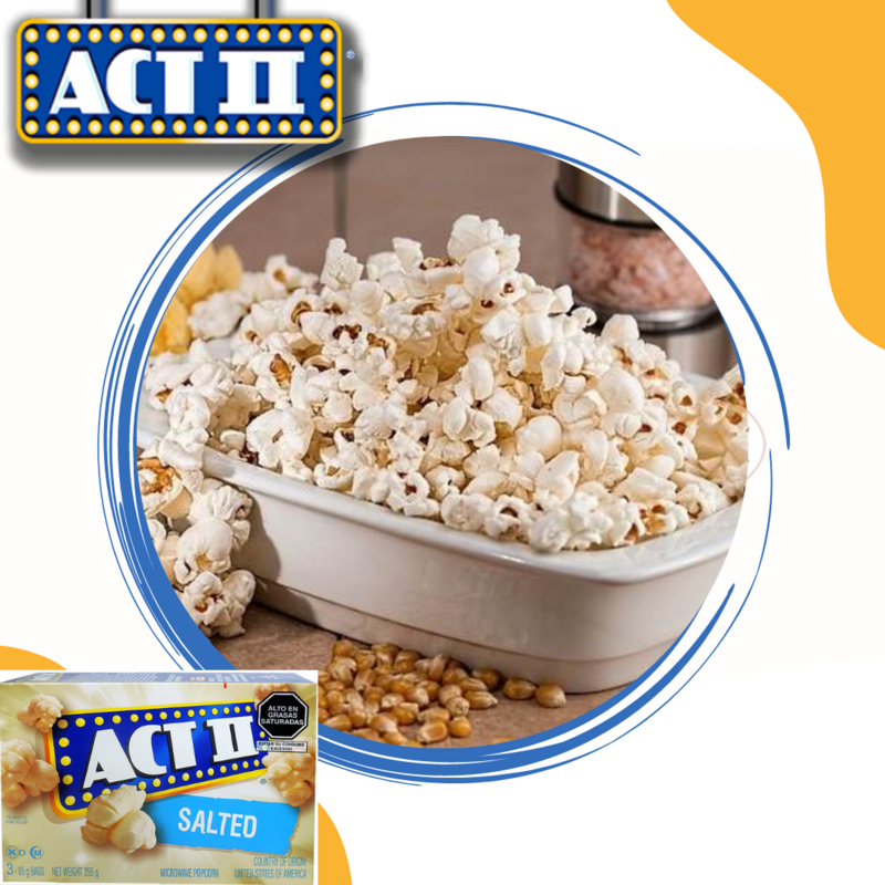 MAIZ POP ACT II NATURAL SALTED FLAVOR 3 PACK