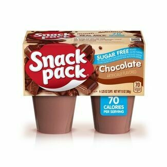 PUDDING HUNT ́S CHOCOLATE SUGAR FREE 4 CUPS