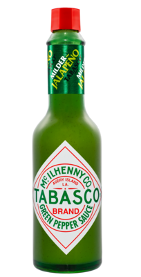 TABASCO CHILE GREEN PEPPER MILD 60 ML