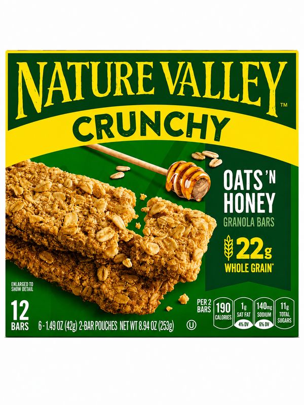 NATURE VALLEY GRANOLA BARS OATS ́N HONEY 8.9 OZ